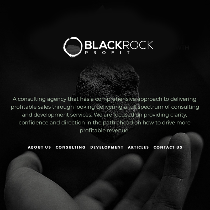 Logo Design by logo_s for Black Rock Profit | Design #20510495
