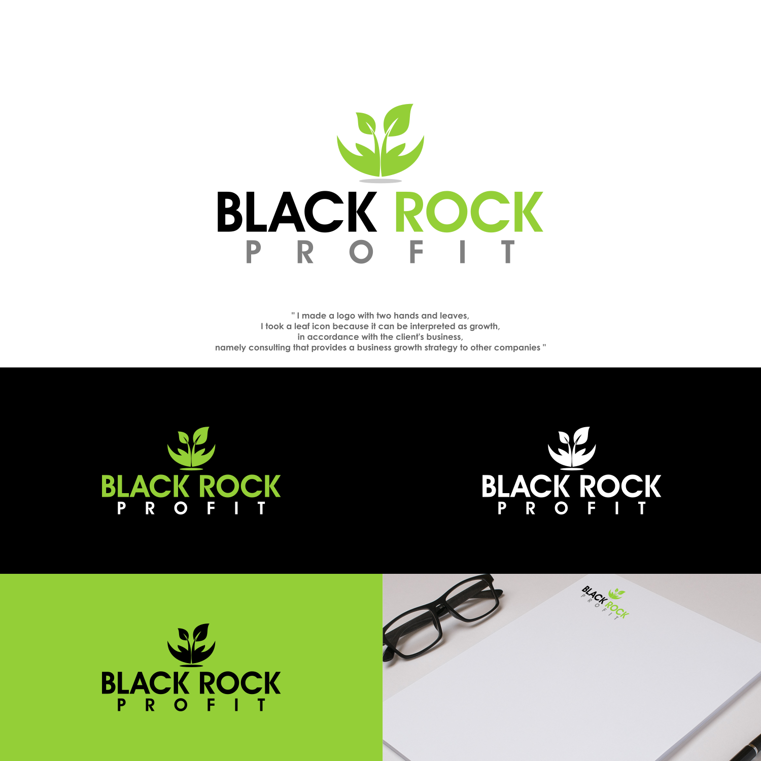 Logo Design by zatsukiki for Black Rock Profit | Design #20517414