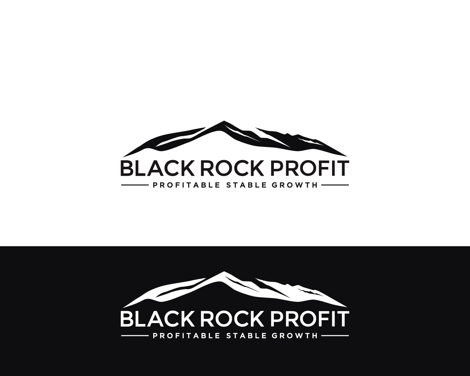 Logo-Design von Atec für Black Rock Profit | Design #20511781