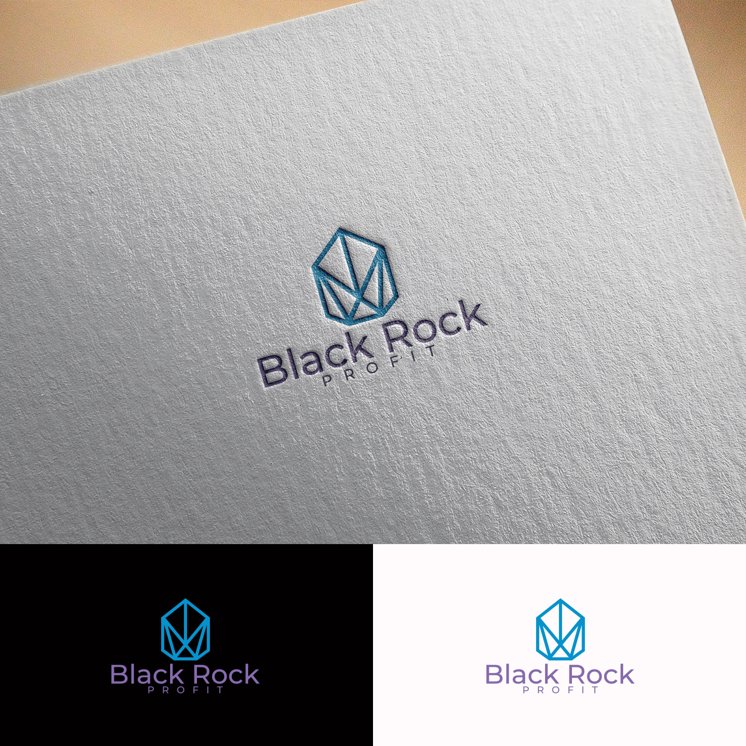 Logo Design by DesignDUO for Black Rock Profit | Design #20510544