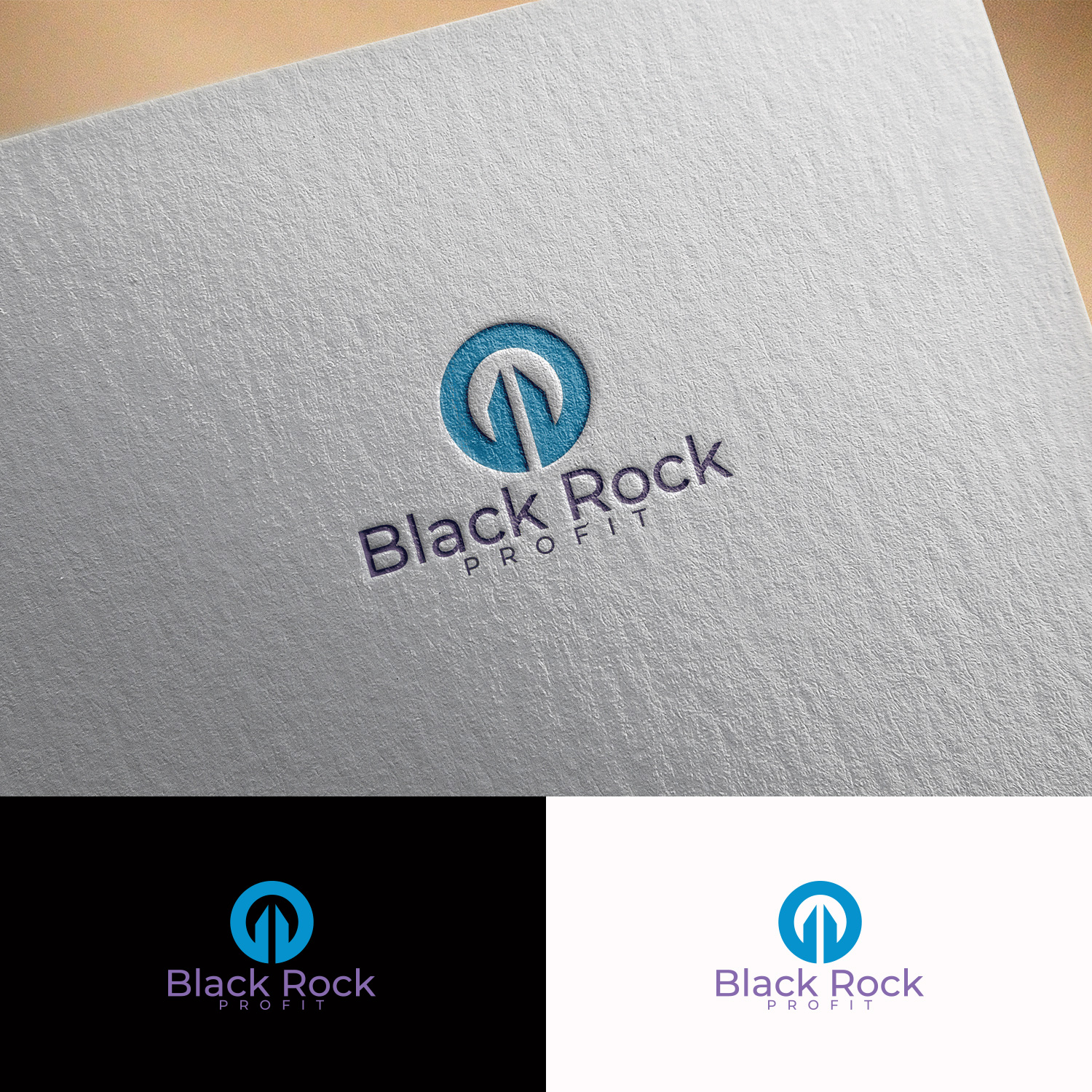 Logo Design by DesignDUO for Black Rock Profit | Design #20510545