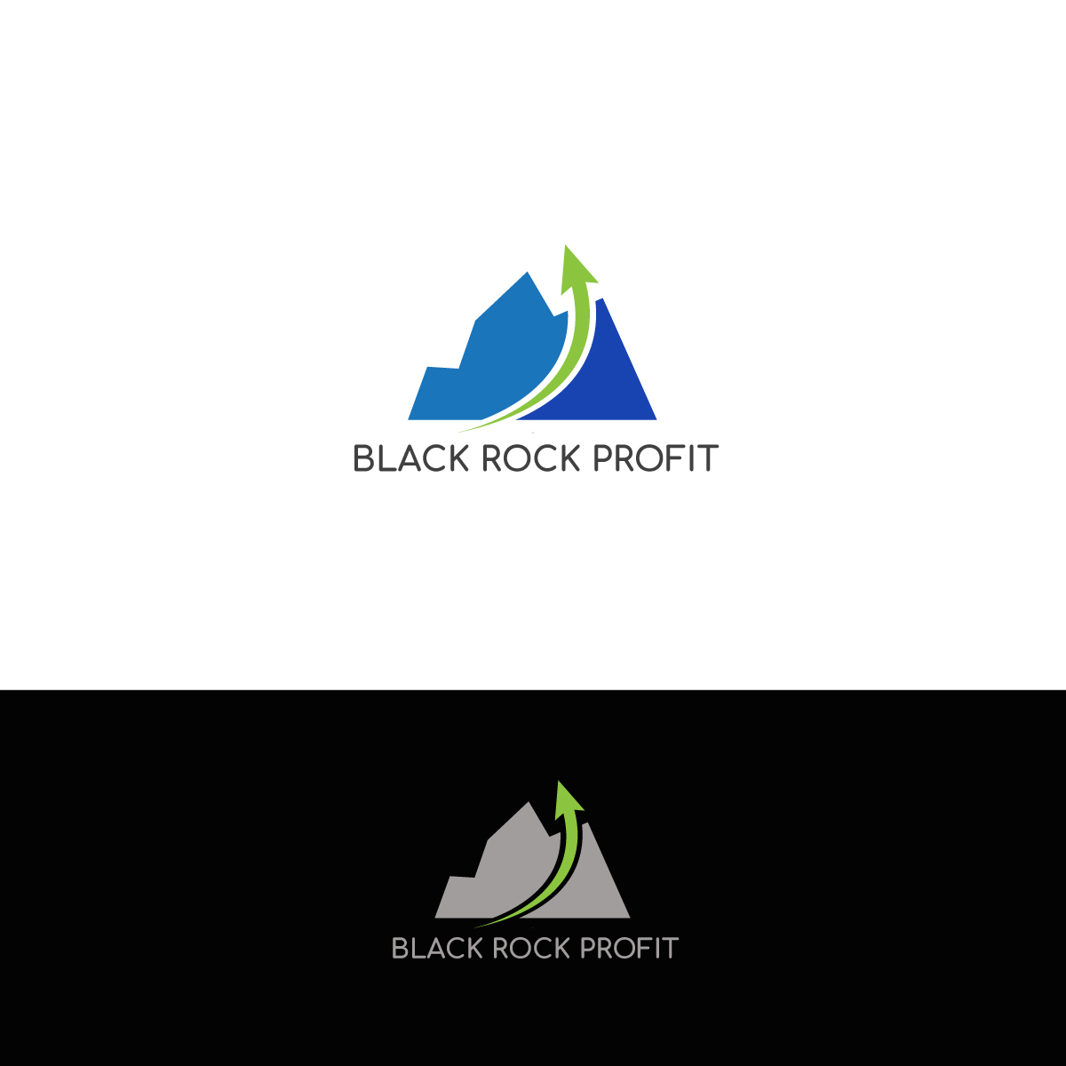 Logo Design by Pushkar Napit for Black Rock Profit | Design #20519773