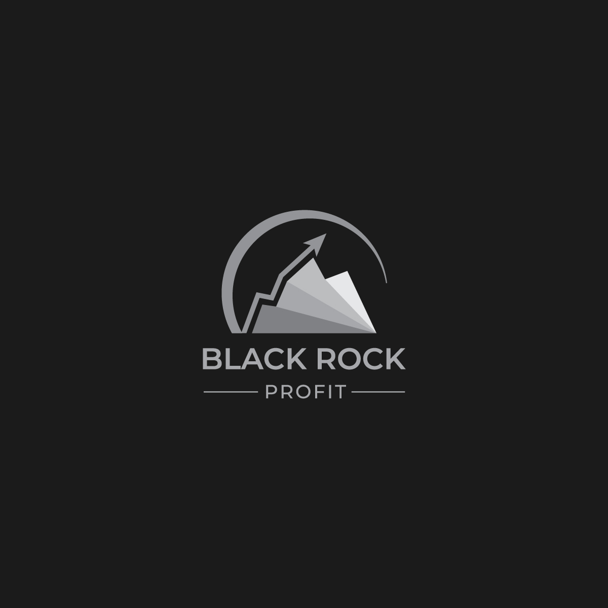 Logo Design by Pushkar Napit for Black Rock Profit | Design #20535849