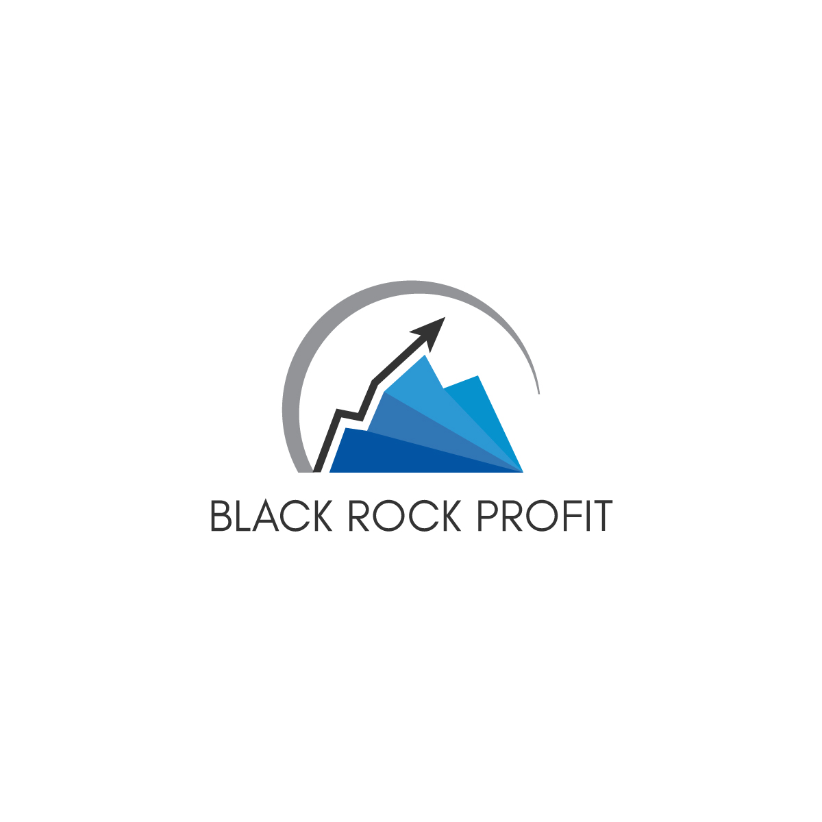Logo Design by Pushkar Napit for Black Rock Profit | Design #20535913