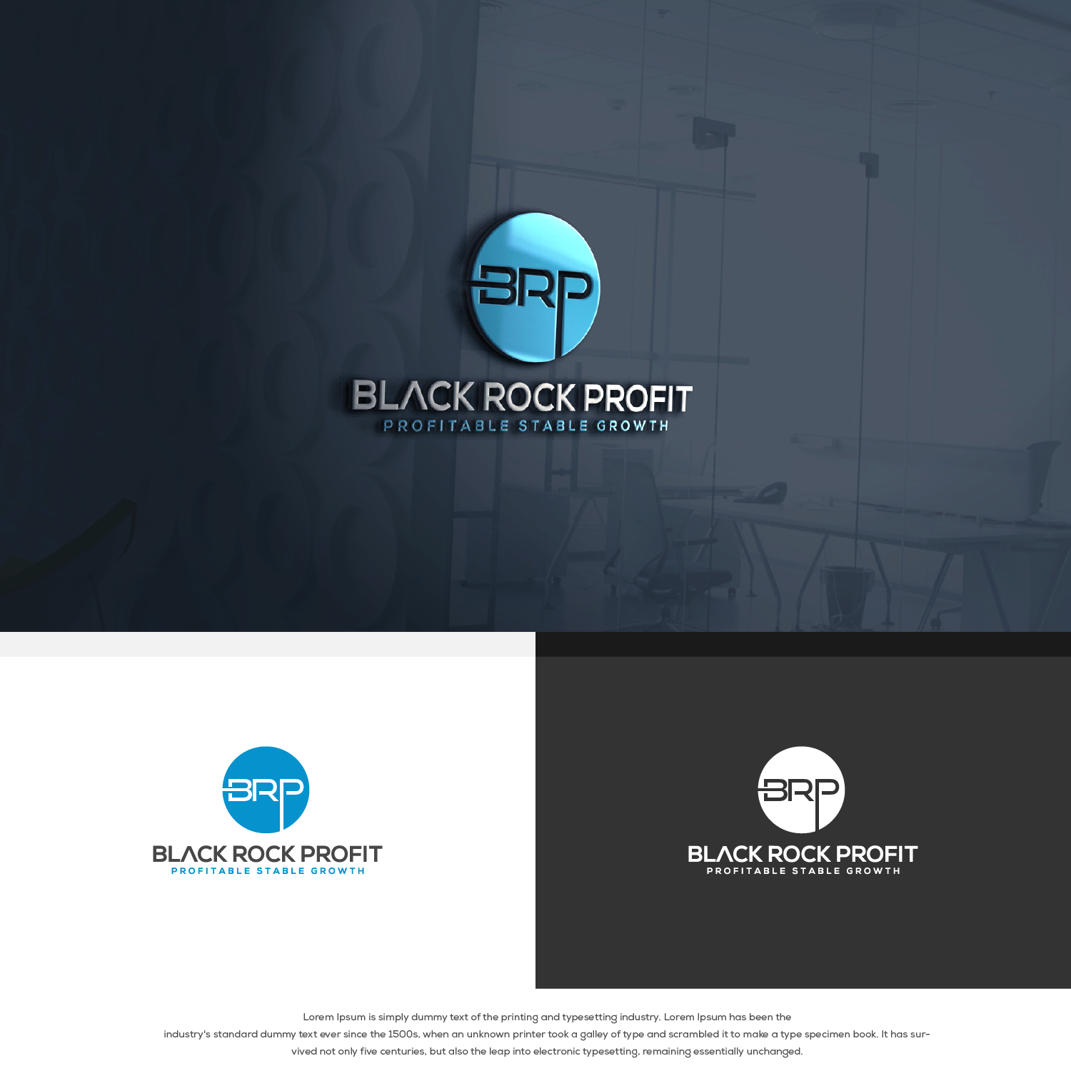 Logo-Design von bejoborn1 für Black Rock Profit | Design #20500308