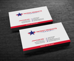 Patriot Product Group Business Card Design | Diseño de Tarjeta de Presentación por Designers Hub