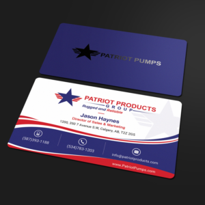 Patriot Product Group Business Card Design | Diseño de Tarjeta de Presentación por Sandaruwan