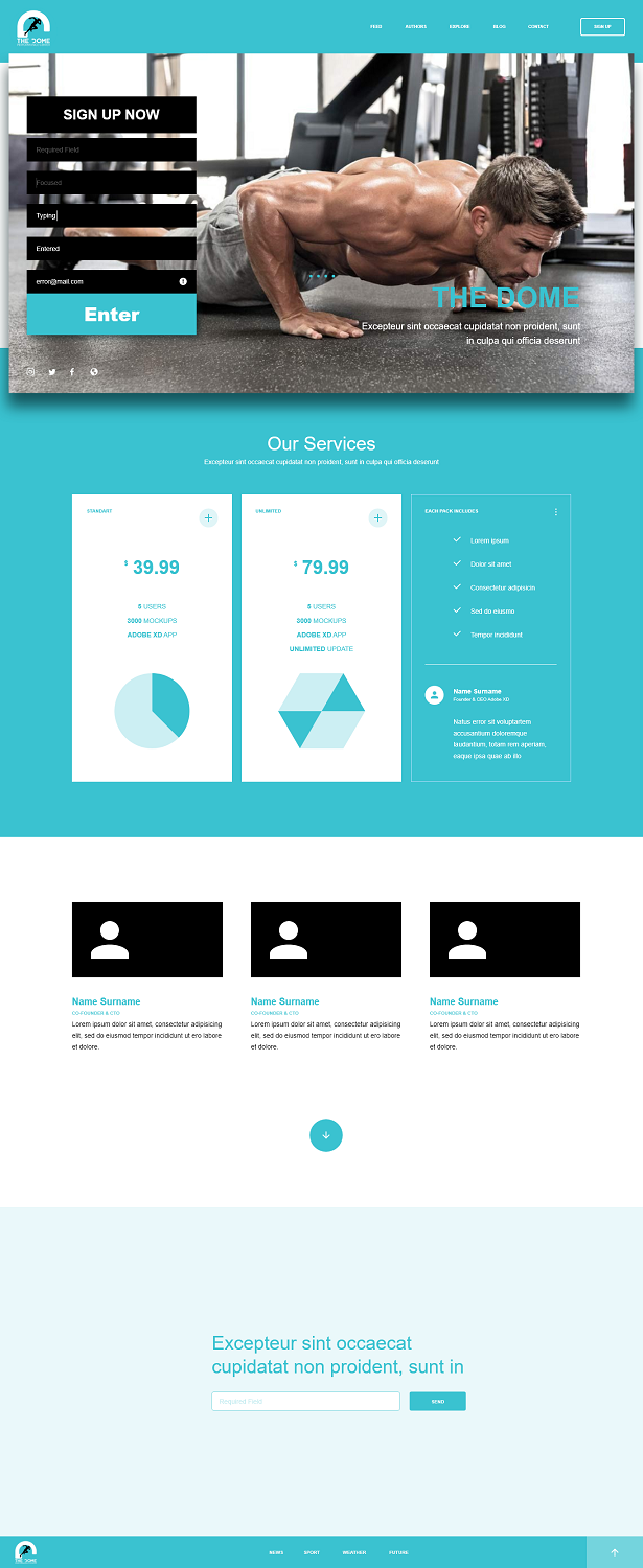 Landing Page Design by Ahmed Mirza Galeb for this project | Design #20548637