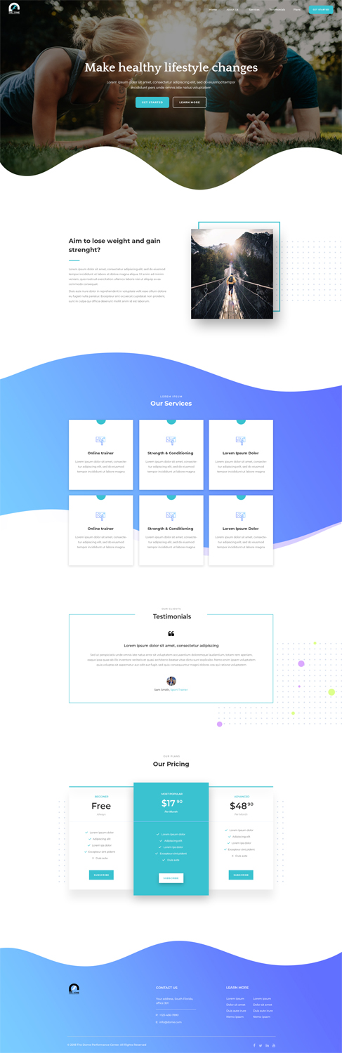 Landing Page Design by vsplch 2 for this project | Design #20537121