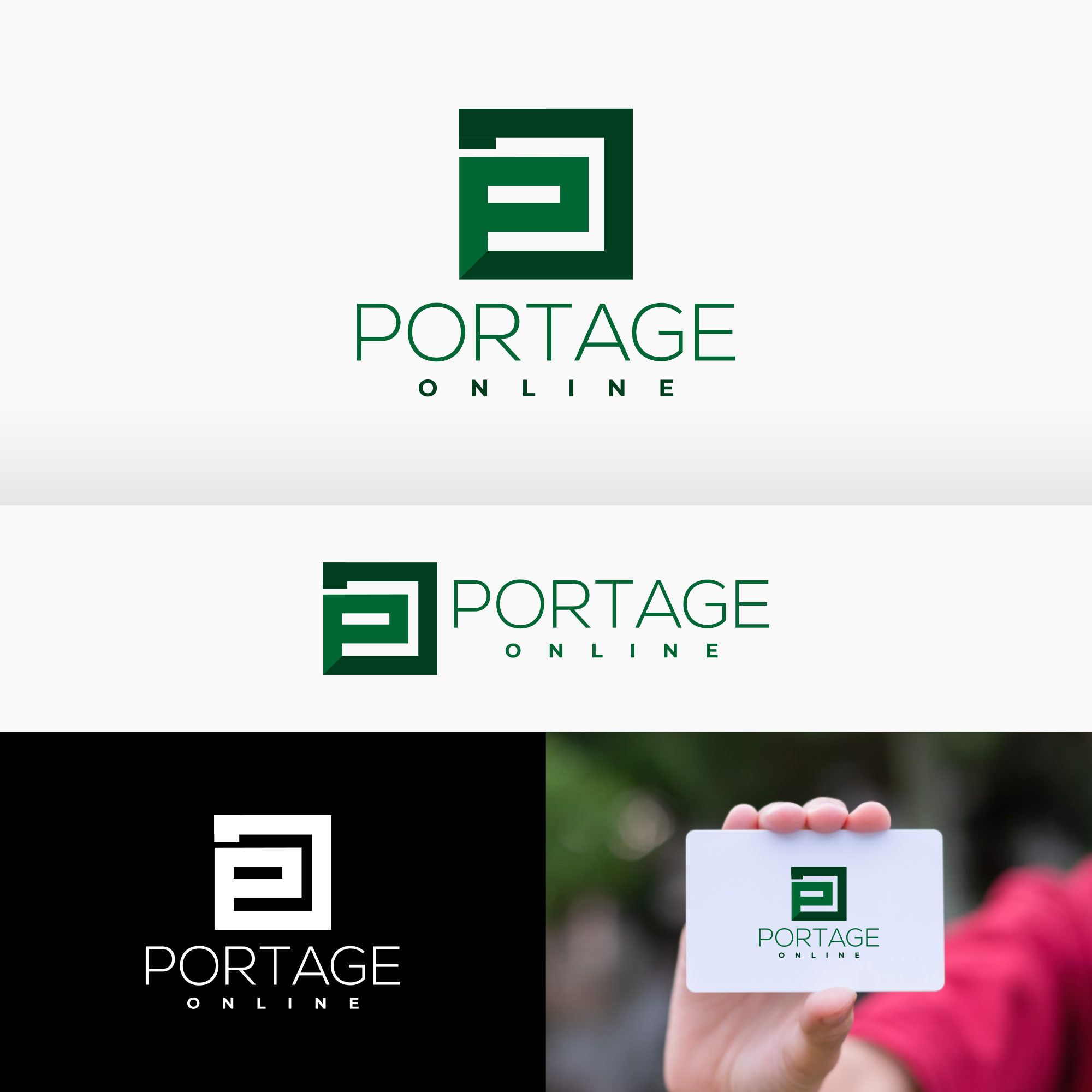 Logo Design by zatsukiki for PORTAGE ONLINE | Design #20516037