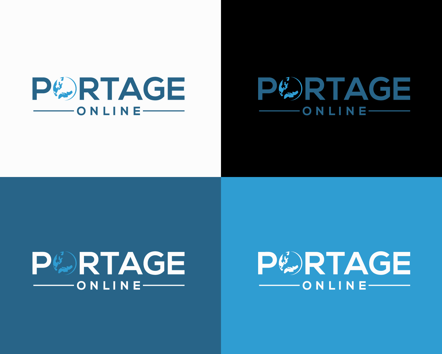 Diseño de Logo por Atec para PORTAGE ONLINE | Diseño #20549803