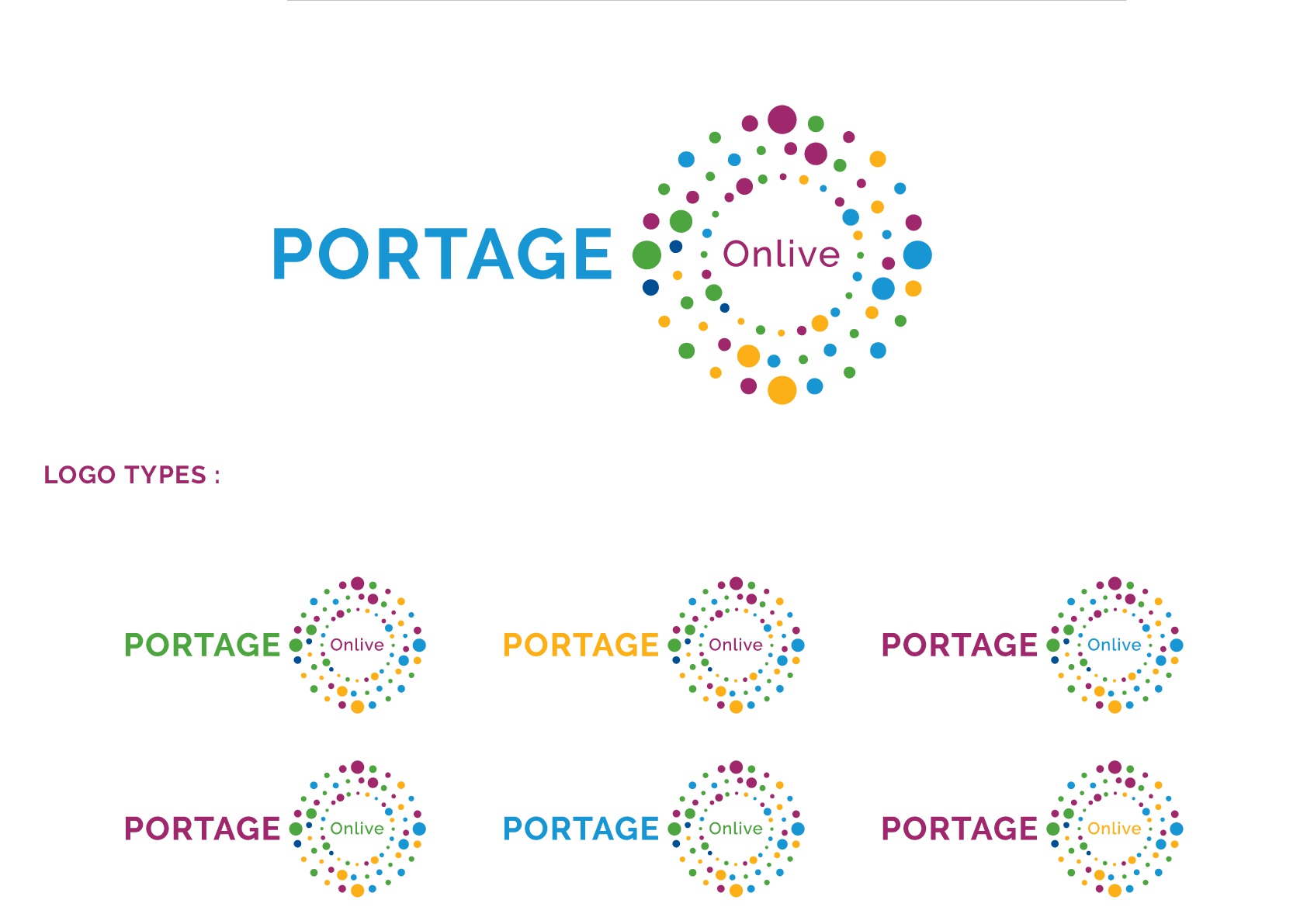 Diseño de Logo por barkassoumehdi para PORTAGE ONLINE | Diseño #20540126