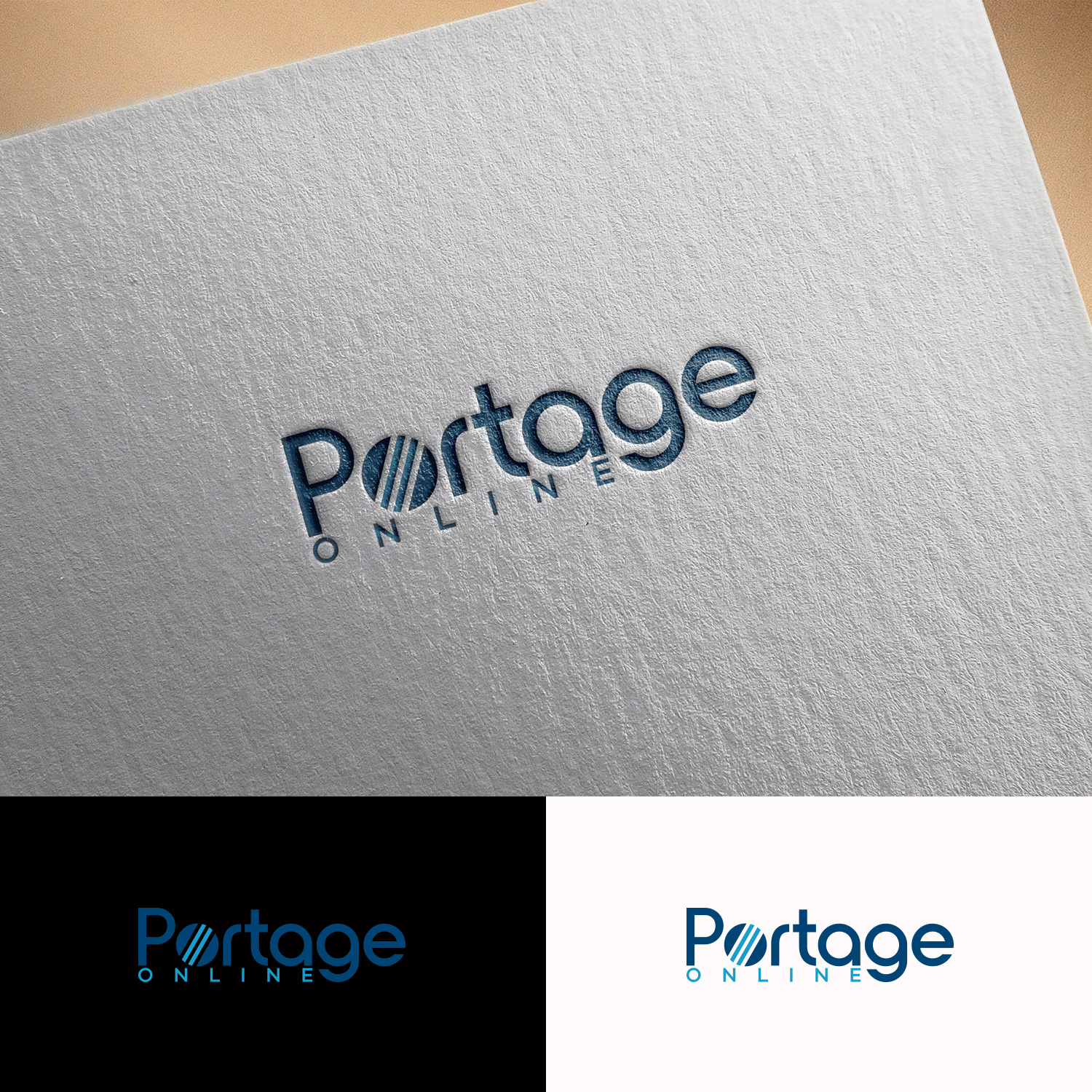 Logo Design by DesignDUO for PORTAGE ONLINE | Design #20511680