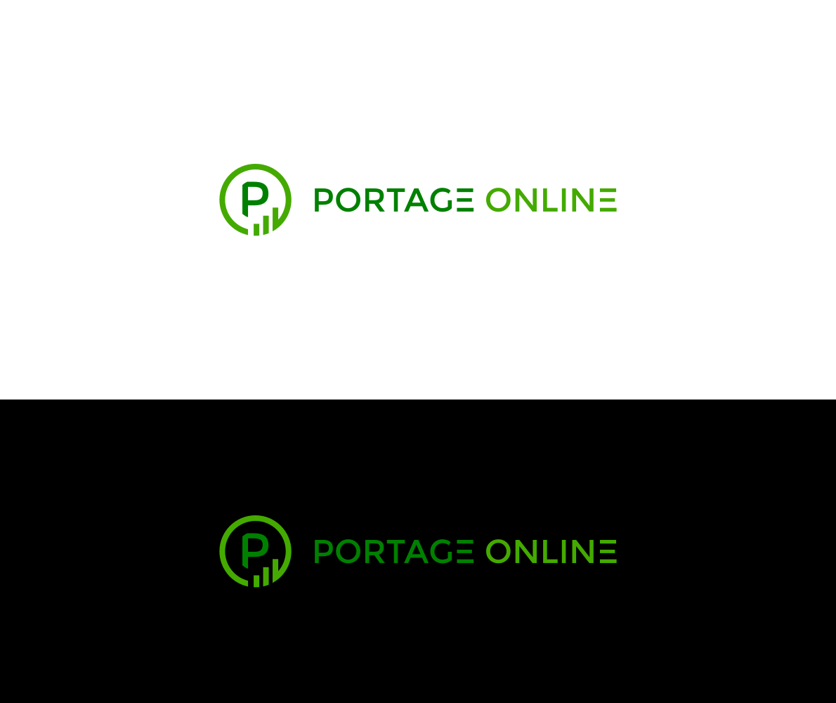 Logo Design by Riaper for PORTAGE ONLINE | Design #20492640