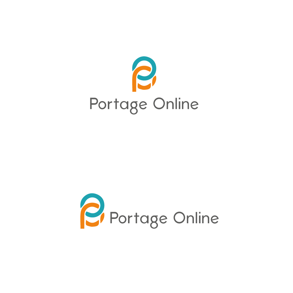 Logo Design by souha chaouachi 2 for PORTAGE ONLINE | Design #20489376
