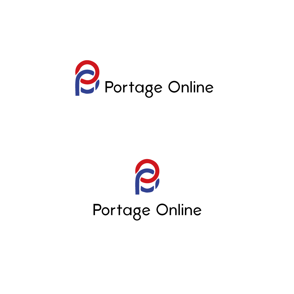 Logo Design by souha chaouachi 2 for PORTAGE ONLINE | Design #20489377