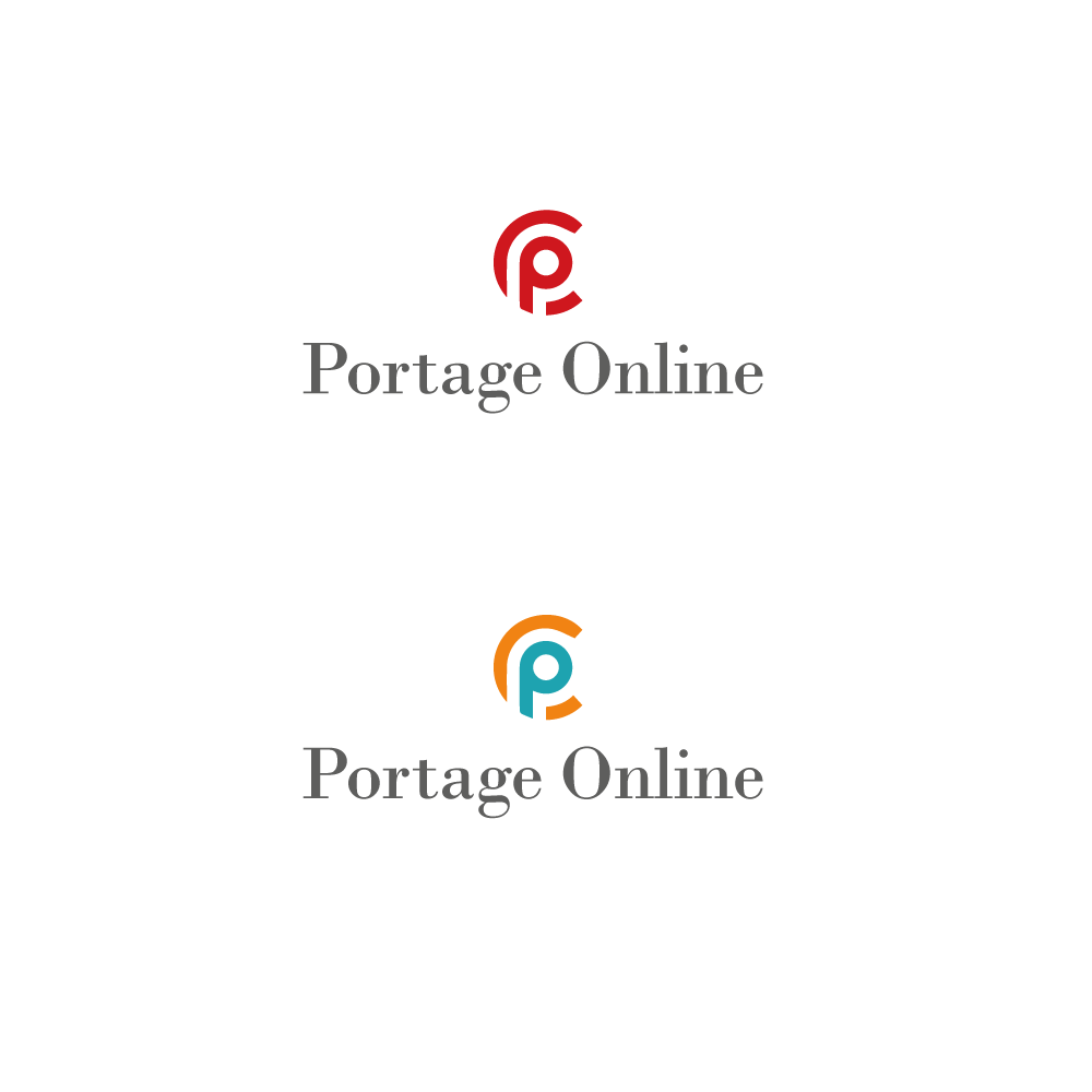 Logo Design by souha chaouachi 2 for PORTAGE ONLINE | Design #20489378