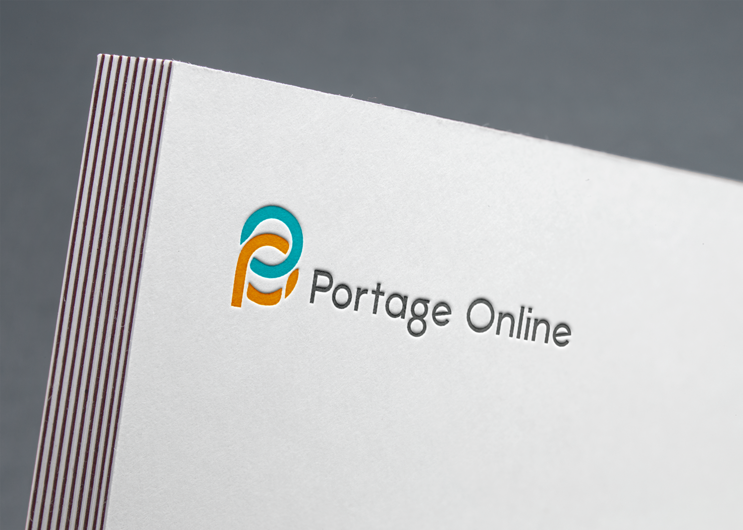 Logo Design by souha chaouachi 2 for PORTAGE ONLINE | Design #20489379