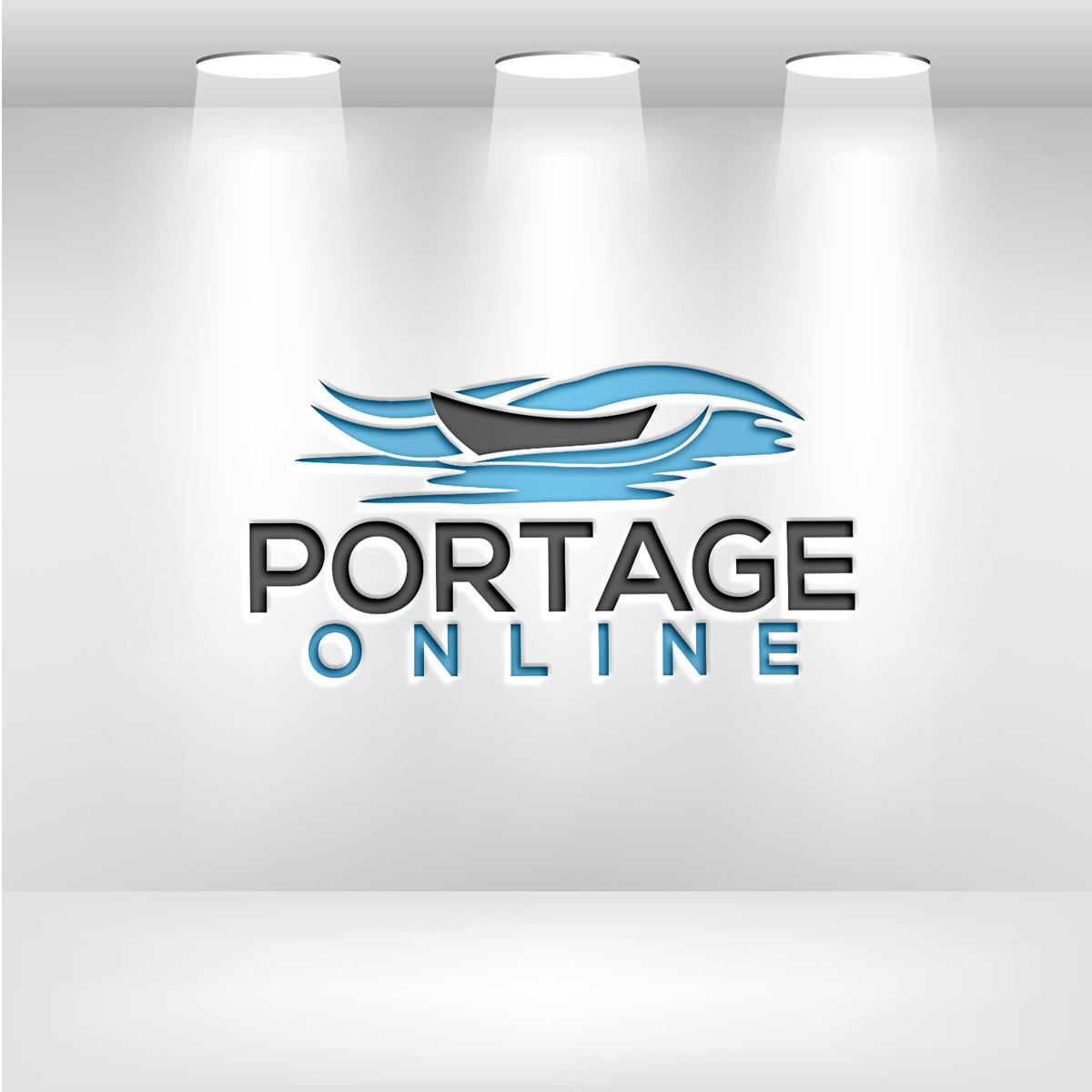Logo Design by arena plip for PORTAGE ONLINE | Design #20491264