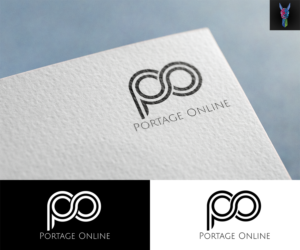 Logo Design by LAMA DESIGNS for PORTAGE ONLINE | Design #20547144