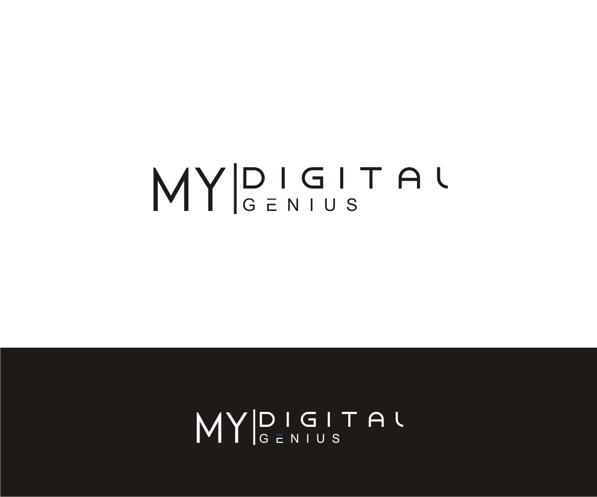 Logo Design by T I K H E - L M W for My Digital Genius | Design #20508546