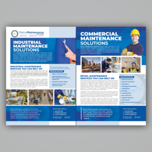 Industrial & commercial facility maintenance flyer | Design de Flyer par Mariyam Khan