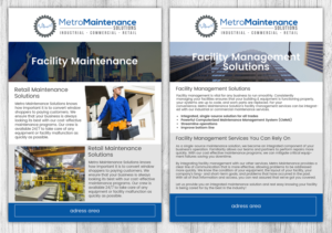 Flyer Design by Victor_pro for Metro Maintenance Service | Design #20502375