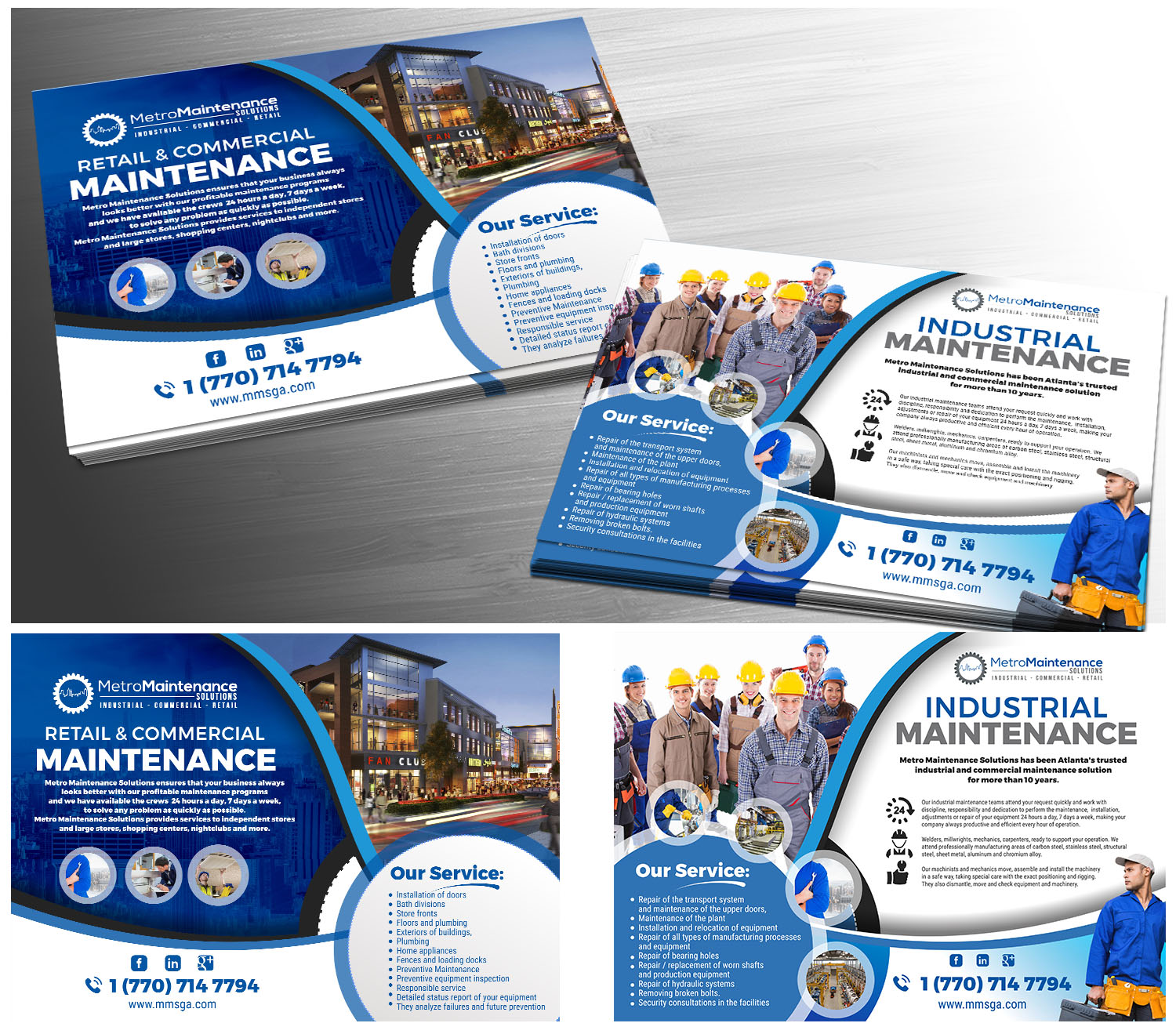 Flyer Design by angelcolmenares3 for Metro Maintenance Service | Design #20578727