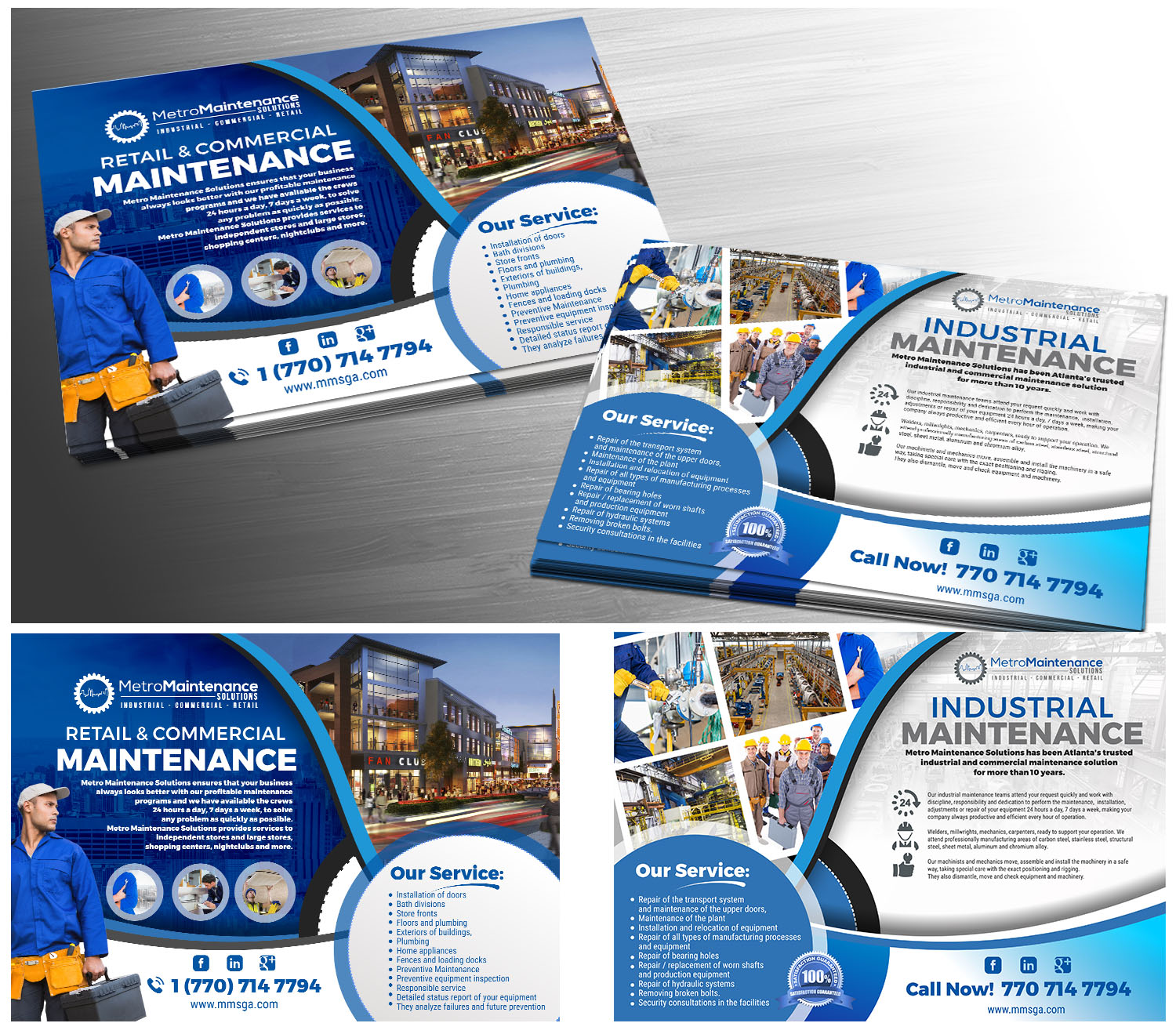 Flyer Design by angelcolmenares3 for Metro Maintenance Service | Design #20578779