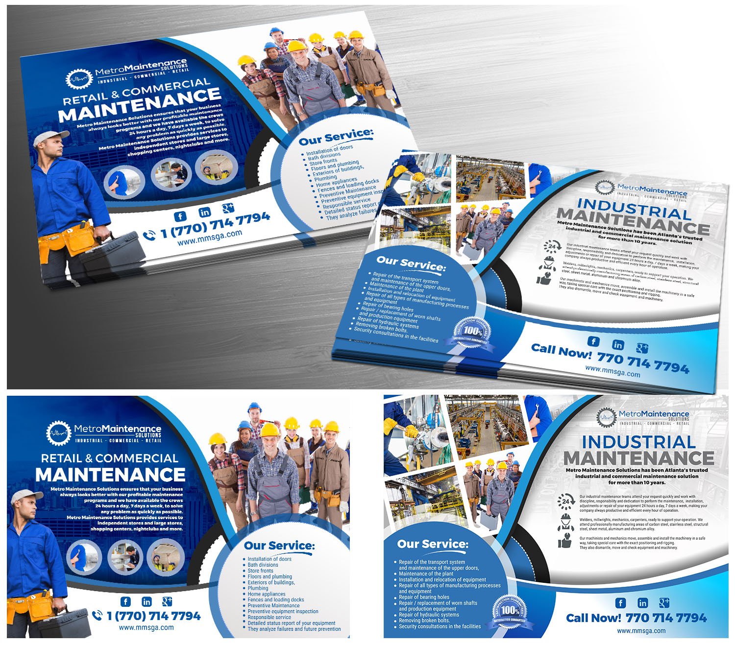 Flyer Design by angelcolmenares3 for Metro Maintenance Service | Design #20578780