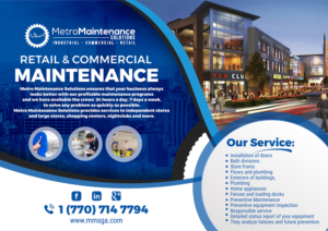 Design de Flyer par angelcolmenares3 pour Metro Maintenance Service | Design : #20580537