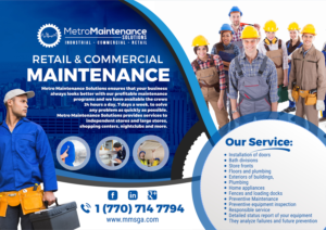 Design de Flyer par angelcolmenares3 pour Metro Maintenance Service | Design : #20580540