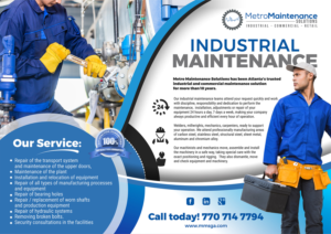 Flyer Design by angelcolmenares3 for Metro Maintenance Service | Design: #20580581