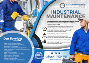 Design de Flyer par angelcolmenares3 pour Metro Maintenance Service | Design : #20580582