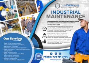 Design de Flyer par angelcolmenares3 pour Metro Maintenance Service | Design : #20580584