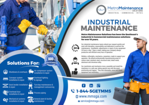 Flyer Design by angelcolmenares3 for Metro Maintenance Service | Design: #20593935
