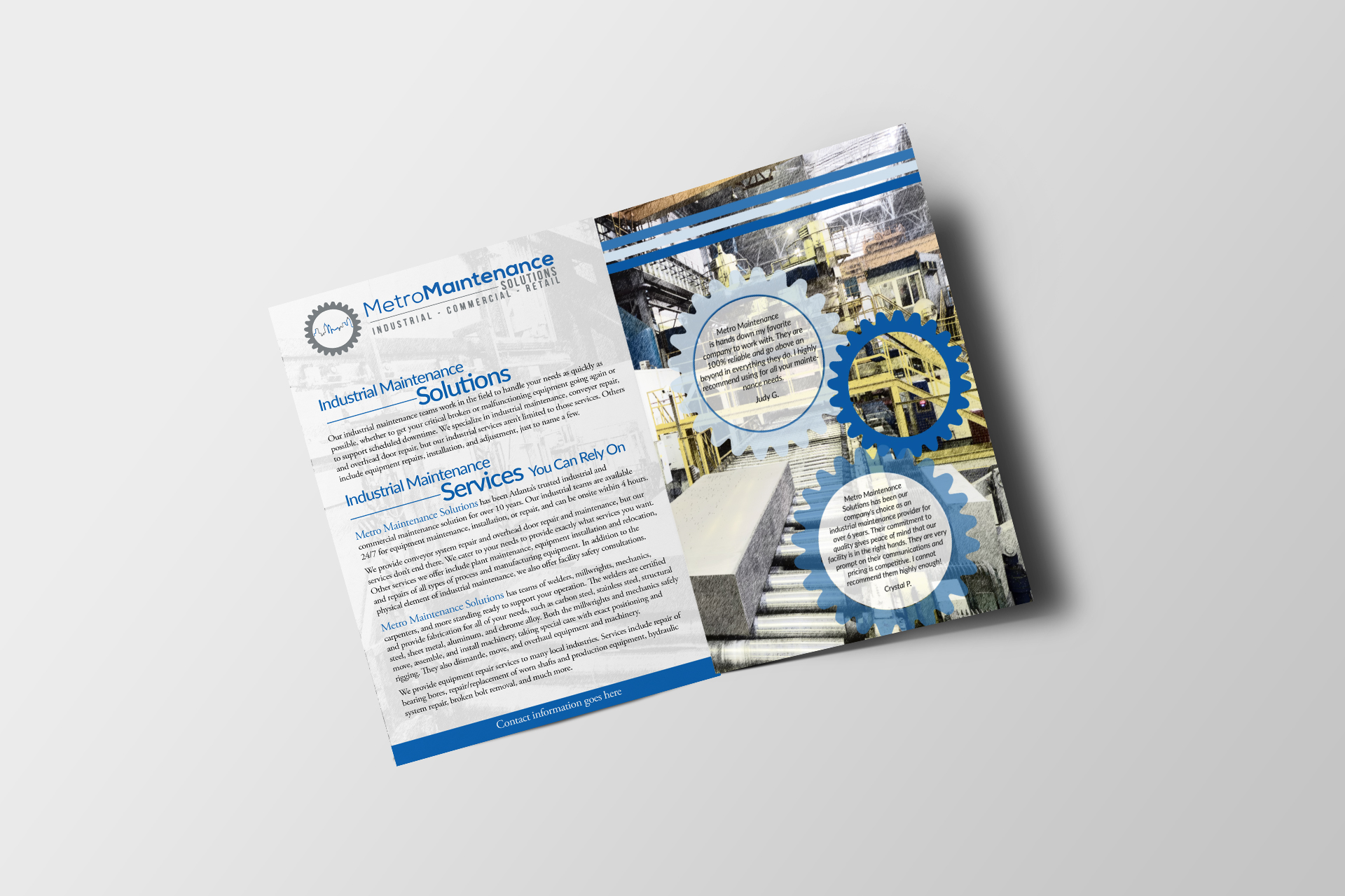 Flyer Design by bob 7 for Metro Maintenance Service | Design #20499850