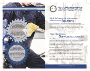 Flyer Design by bob 7 for Metro Maintenance Service | Design: #20499893