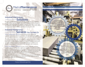 Flyer Design by bob 7 for Metro Maintenance Service | Design: #20499894