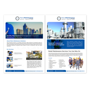 Flyer Design by Swastik for Metro Maintenance Service | Design #20548539
