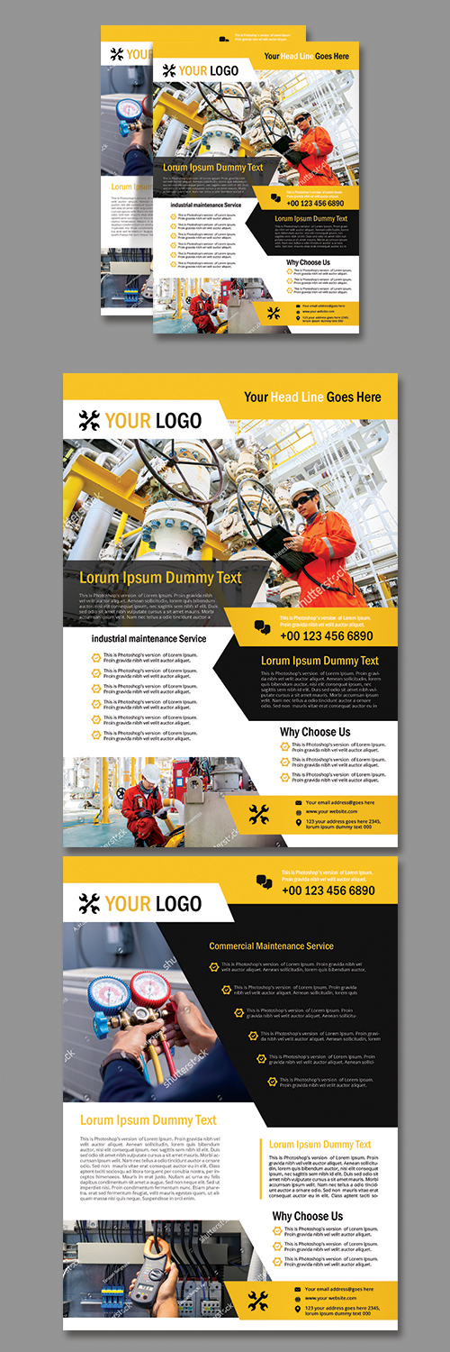 Flyer Design by BLUE WINGS for Metro Maintenance Service | Design #20487674