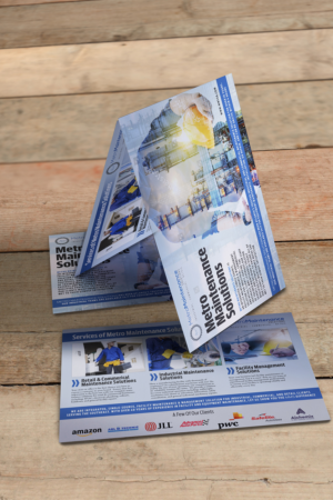 Flyer Design by Uros 3 for Metro Maintenance Service | Design: #20506294