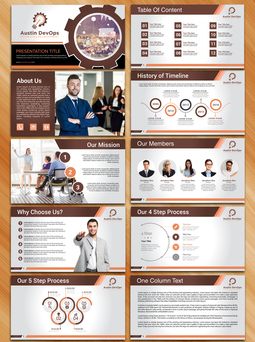 PowerPoint Design by Sarmishtha Chattopadhyay_loginchange for this project | Design: #20497103