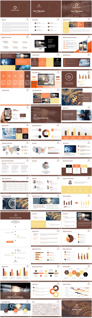 PowerPoint Template - Multiple Slide Backgrounds | Diseño de PowerPoint por Imazing