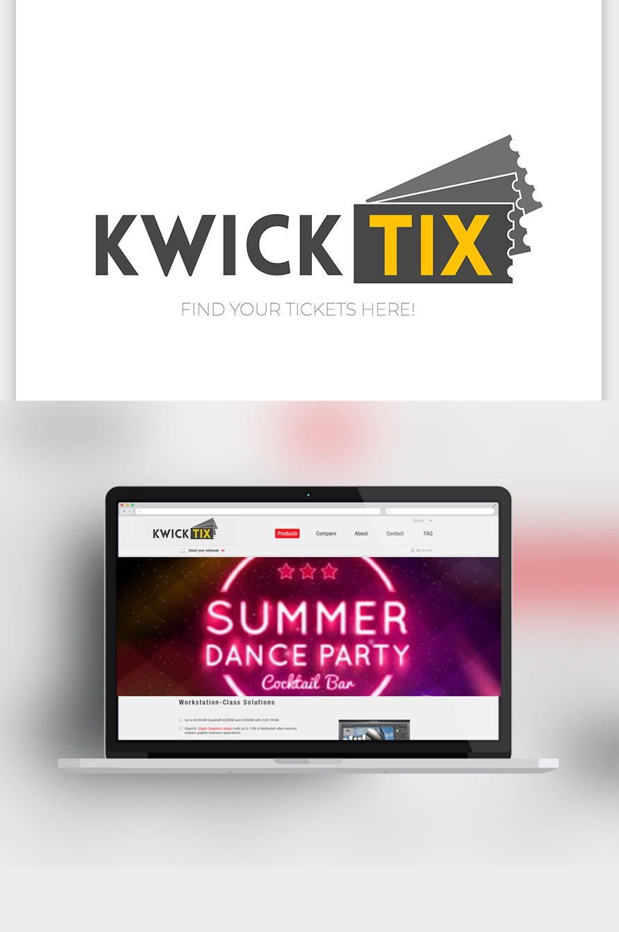 Logo Design by AAn Creatives for kwicktix | Design #20503863