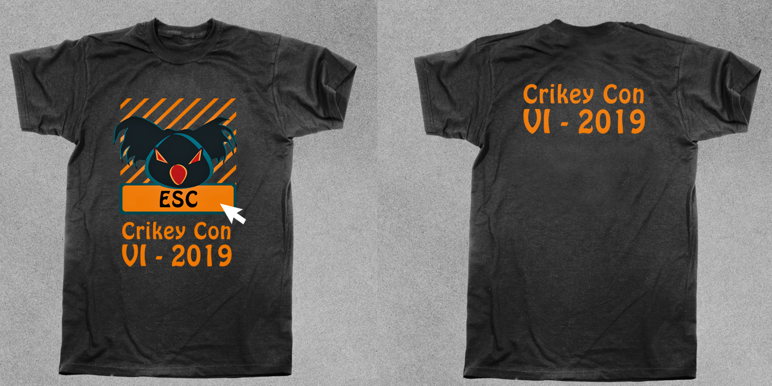 T-shirt Design by huangxiaoting.408 for CRIKEYCON LIMITED | Design #20559610