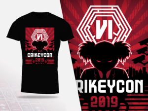 T-Shirt-Design von GraphicRogue für CRIKEYCON LIMITED | Design #20519230
