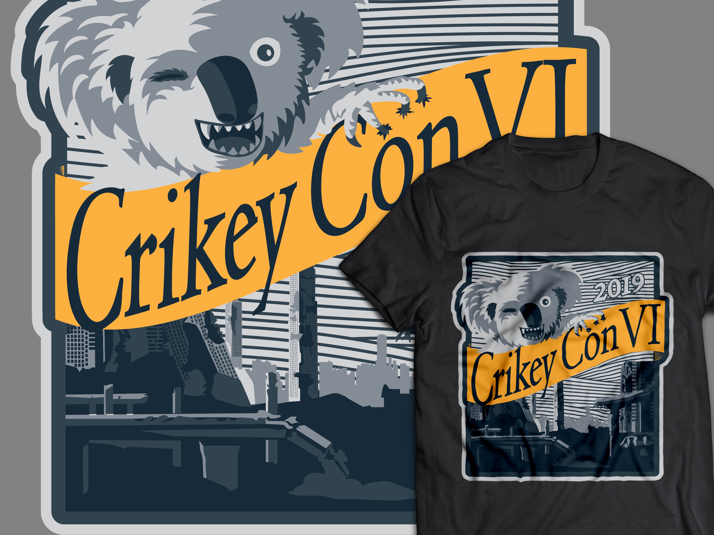 T-shirt Design by Sudipyanto for CRIKEYCON LIMITED | Design #20564312