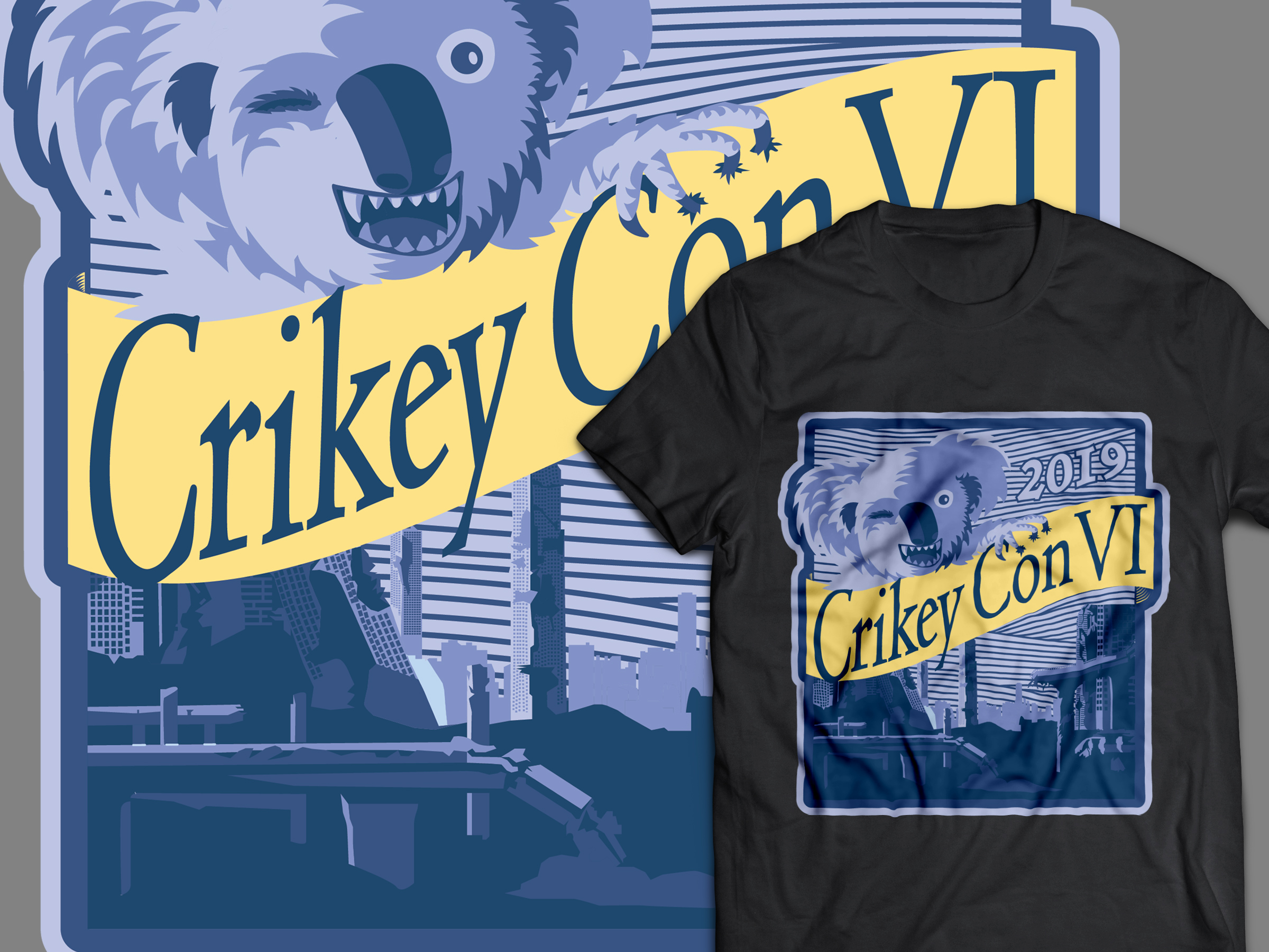 T-shirt Design by Sudipyanto for CRIKEYCON LIMITED | Design #20564395
