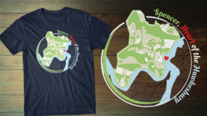 Spencer Heart of the Hawkesbury TShirt design | T-Shirt-Design von db1404